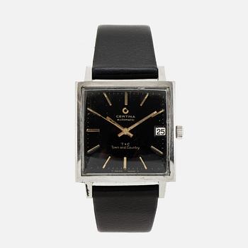 CERTINA, T+C, Town and Country, wristwatch, 30,5 x 30,5 (40,5) mm,