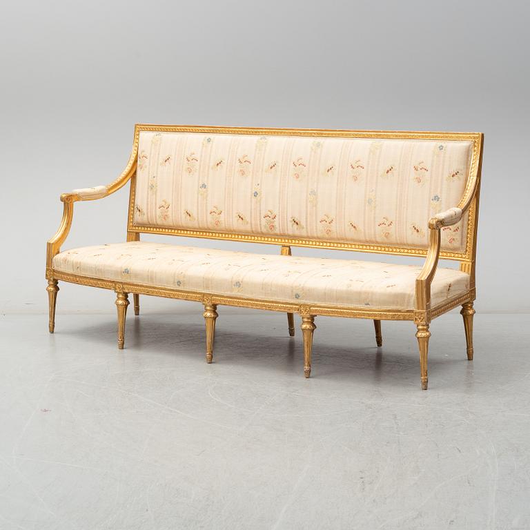 A Gustavian late 18th century sofa.