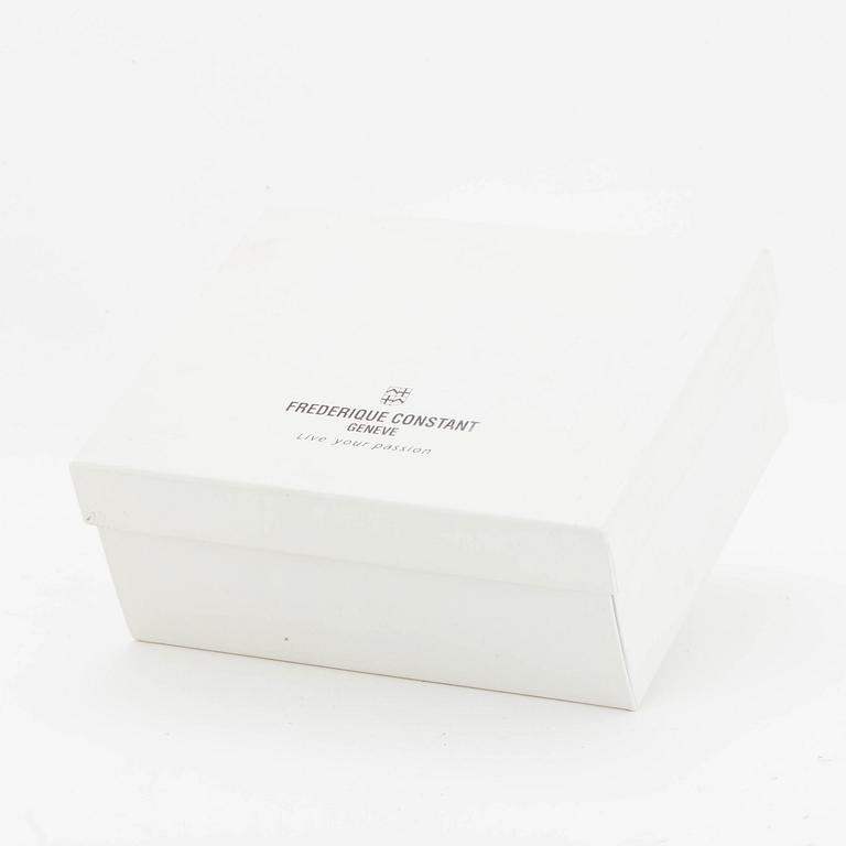 FREDERIQUE CONSTANT, Dual Time, wristwatch, 31 x 47 mm.