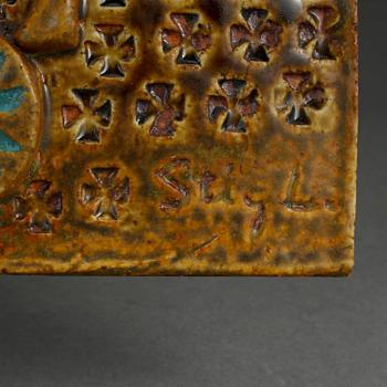 VÄGGPLATTA, Stig Lindberg Gustavsberg, 1960-70-tal.