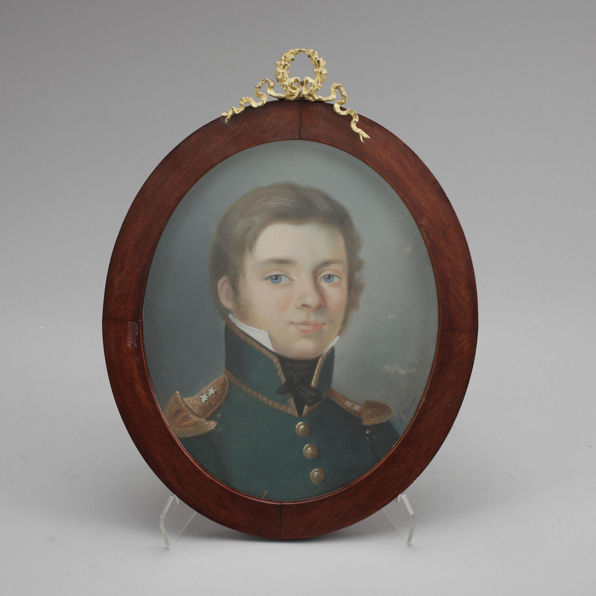 DAVID VILHELM BLOM, tillskriven, pastell på papper.