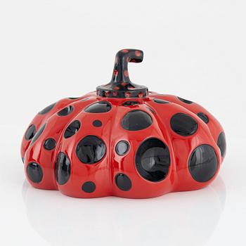 Yayoi Kusama, after, "Red Pumpkin".