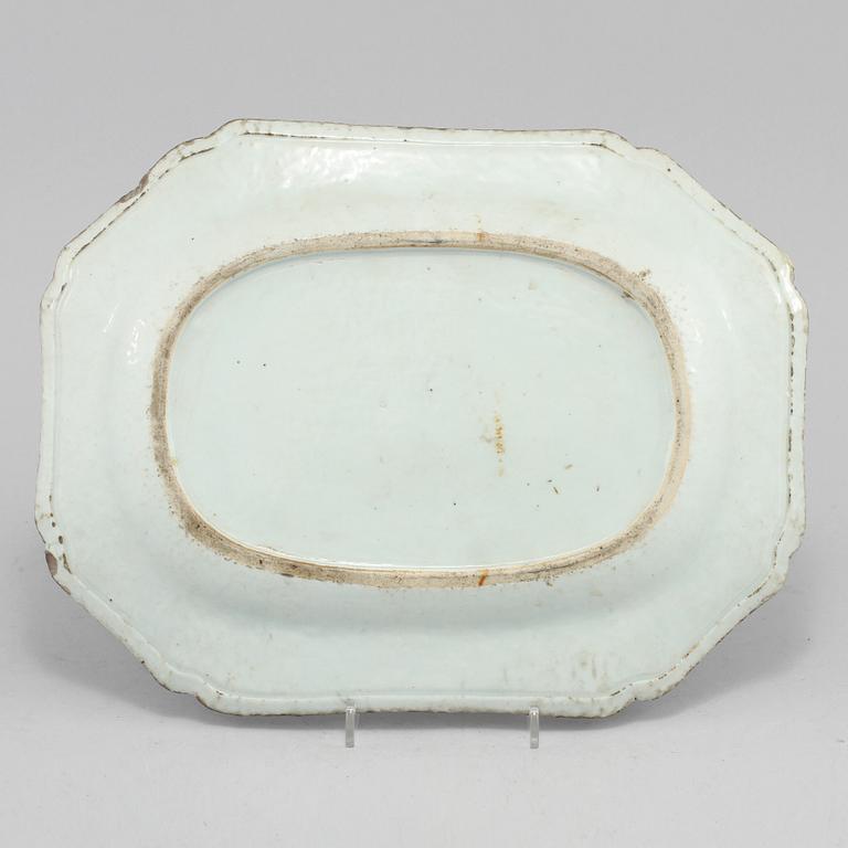 STEKFAT, porslin, Kina, 1700-tal.