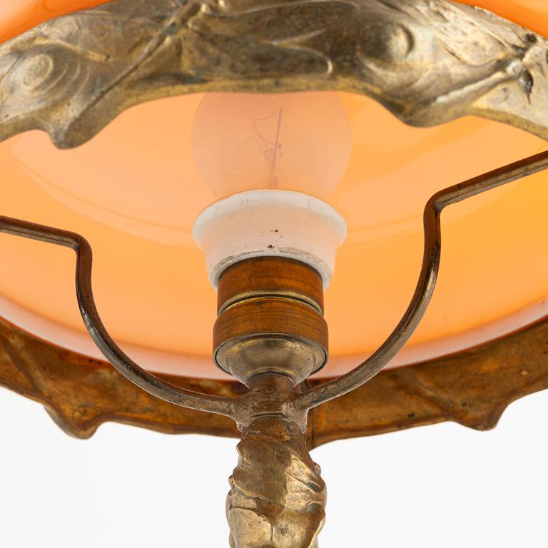 Table lamp, early 20th century.