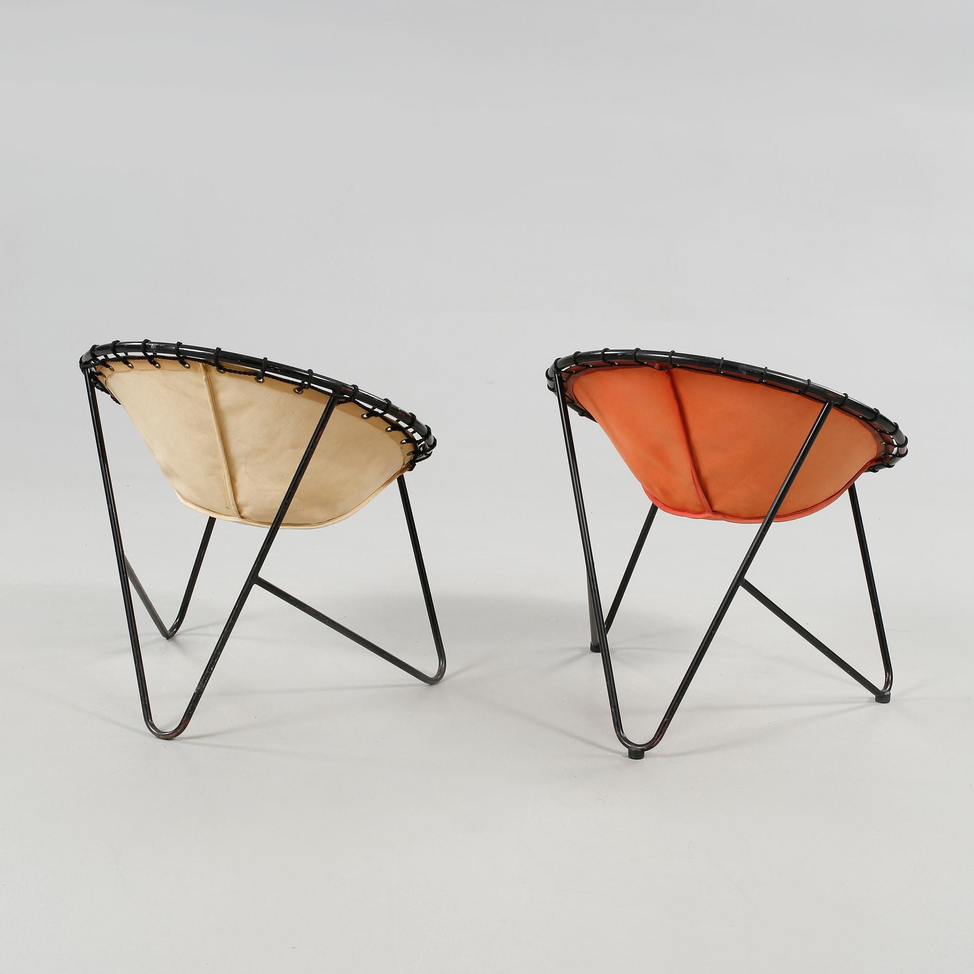 FÅTÖLJER, ett par, 1900-talets mitt.