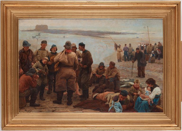 Lauritz Tuxen, LAURITZ TUXEN, oil on canvas, signed L. Tuxen and dated 1887.