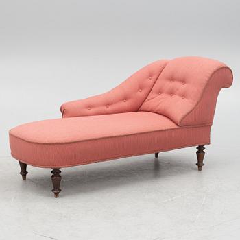 Chaise longue/daybed, late 19th century.