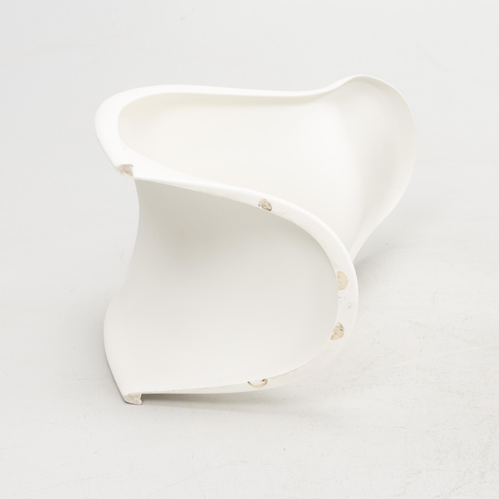 Verner Panton, a pair of children's 'Panton Chair', Vitra.