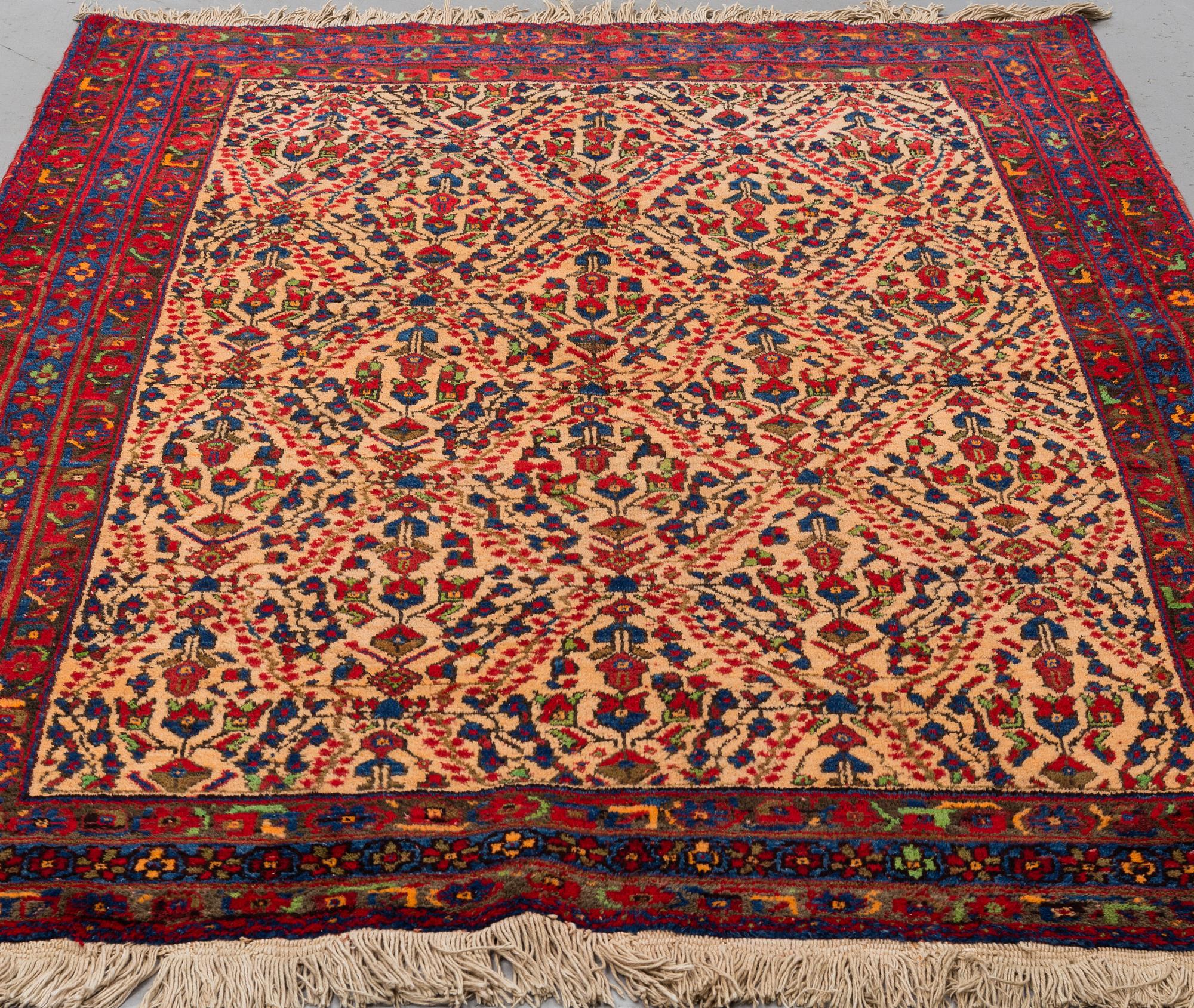 A RUG, Old Afshar, ca 221 x 149 cm.