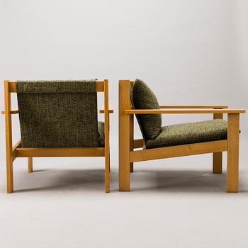 CARL GUSTAF HIORT AF ORNÄS, fåtöljer ett par, "Tapio", för Puunveisto Oy - Träsnideri Ab 1960-tal.