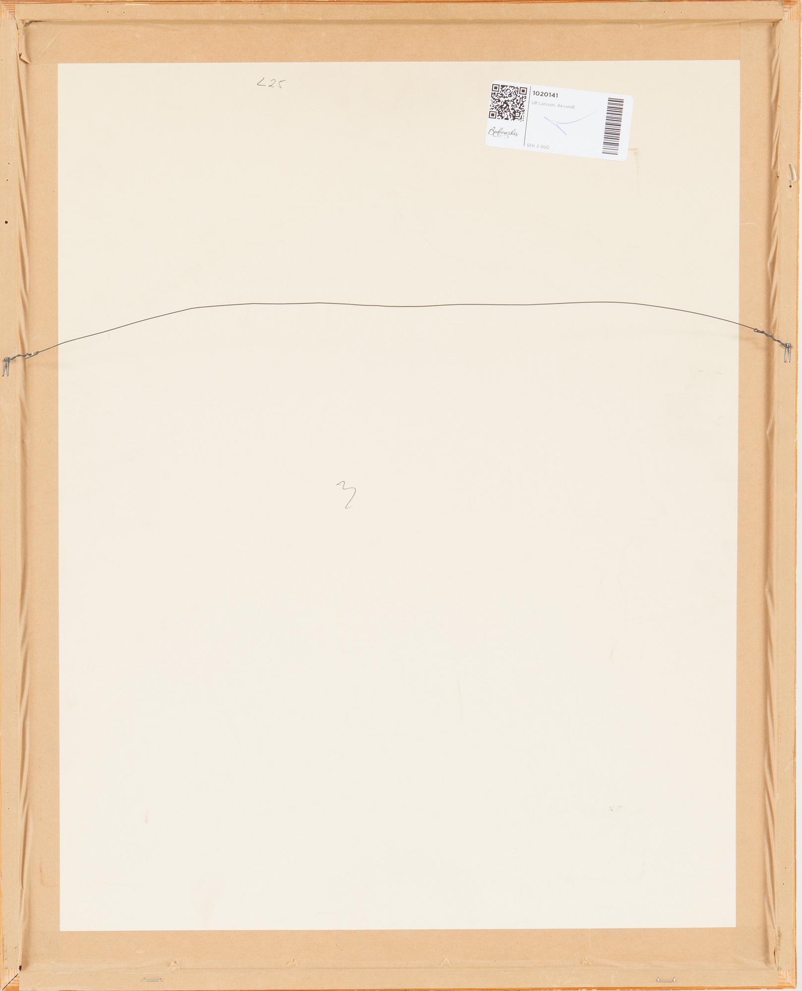 ULF LARSSON, watercolour/ink, signed.