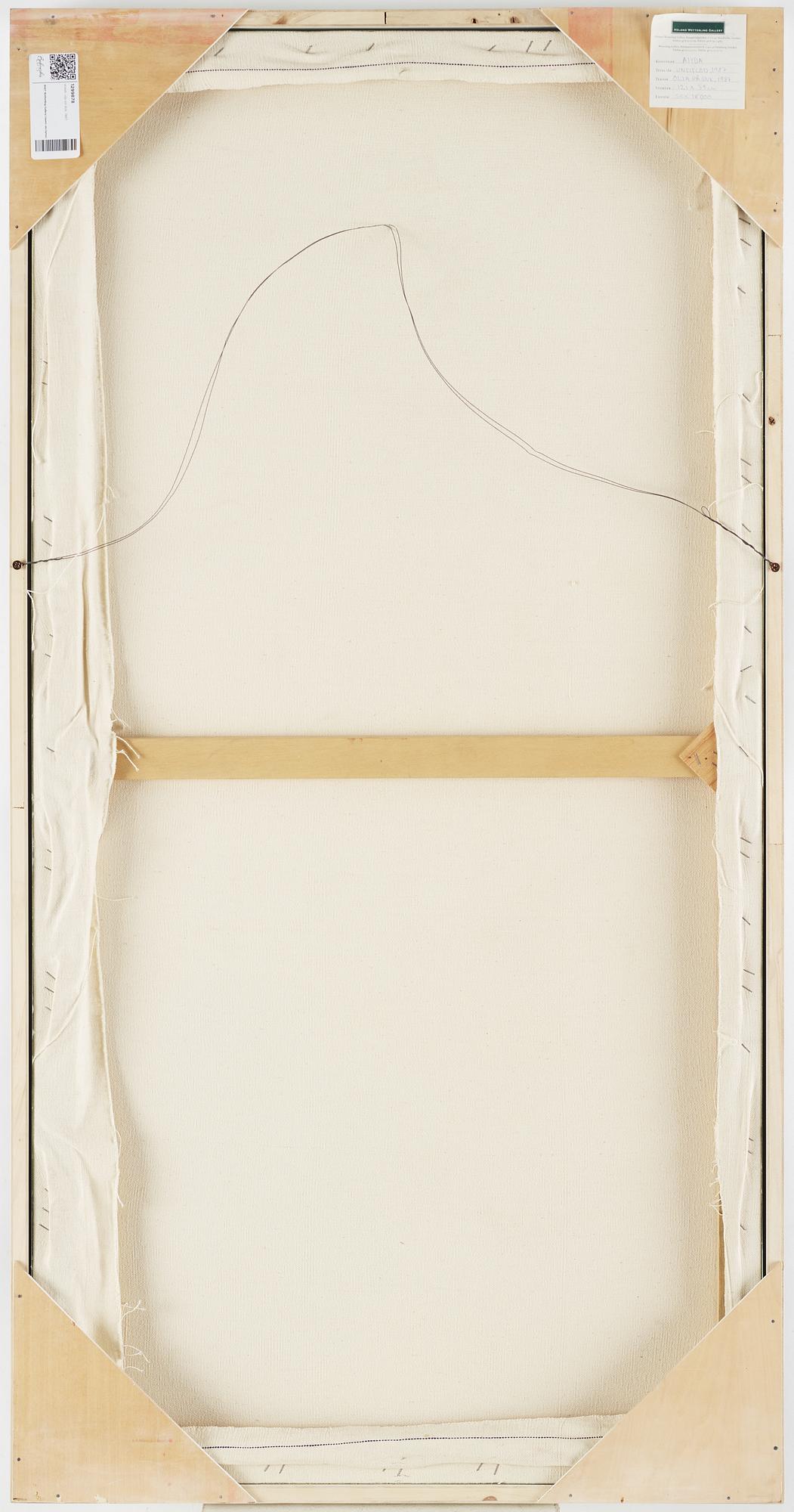 Aiyda, oil on canvas, signed, executed in 1987.