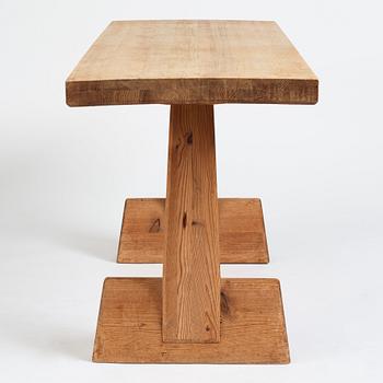 Axel Einar Hjorth, a stained pine "Utö" table, Nordiska Kompaniet, Sweden 1930's.