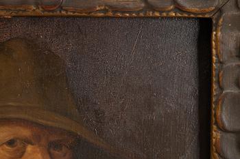 Unknown artist, first half of the 19th century, Man with glass.