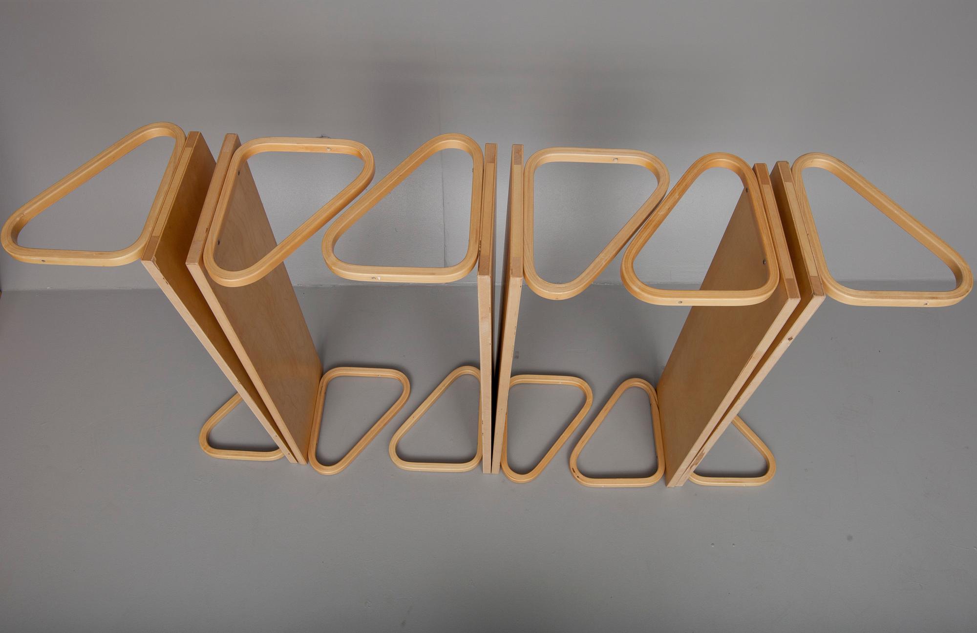 HYLLOR, 6 st, modell 112B, Alvar Aalto, 1900-talets slut.