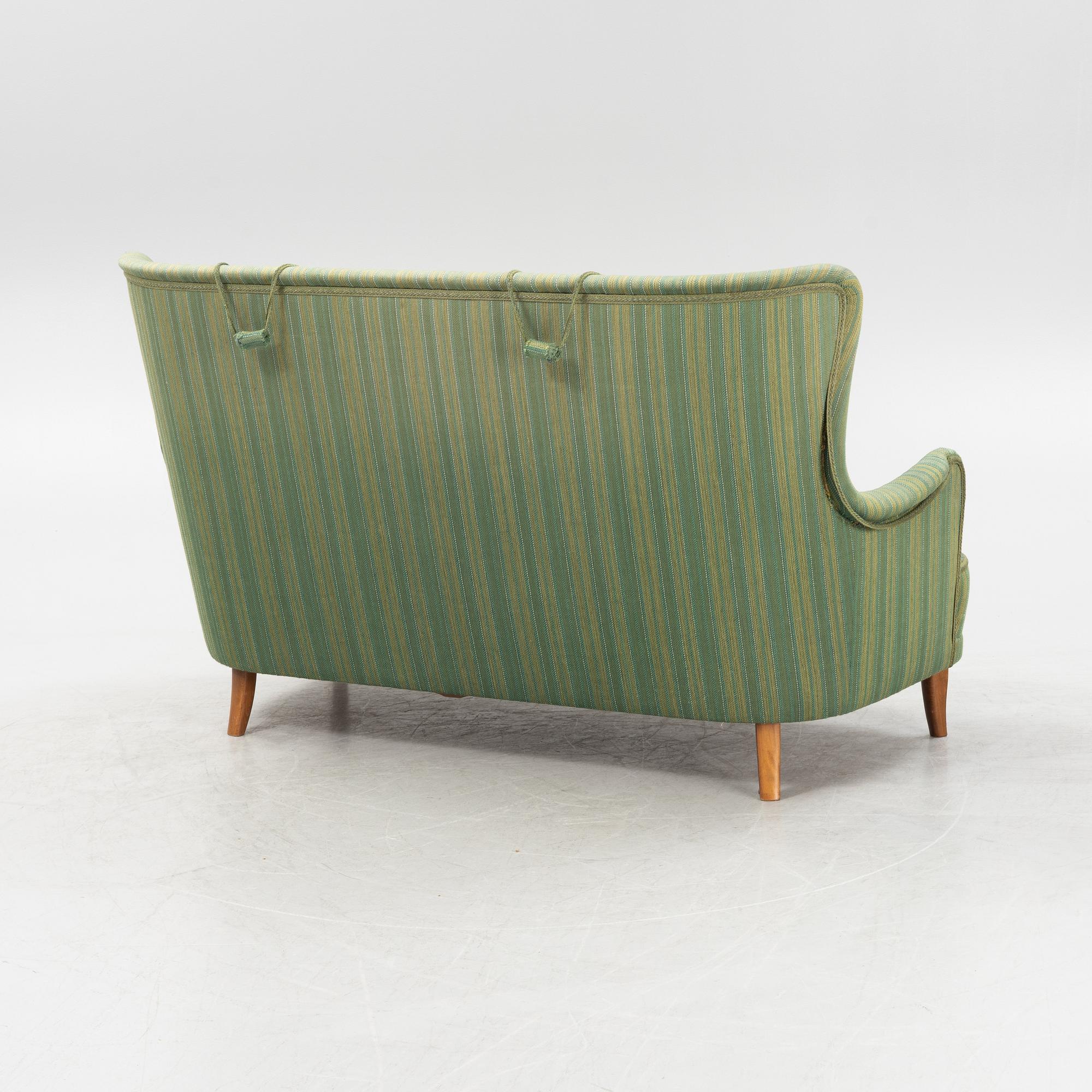 Carl Malmsten, a 'Gävle' sofa, second half of the 20th century.