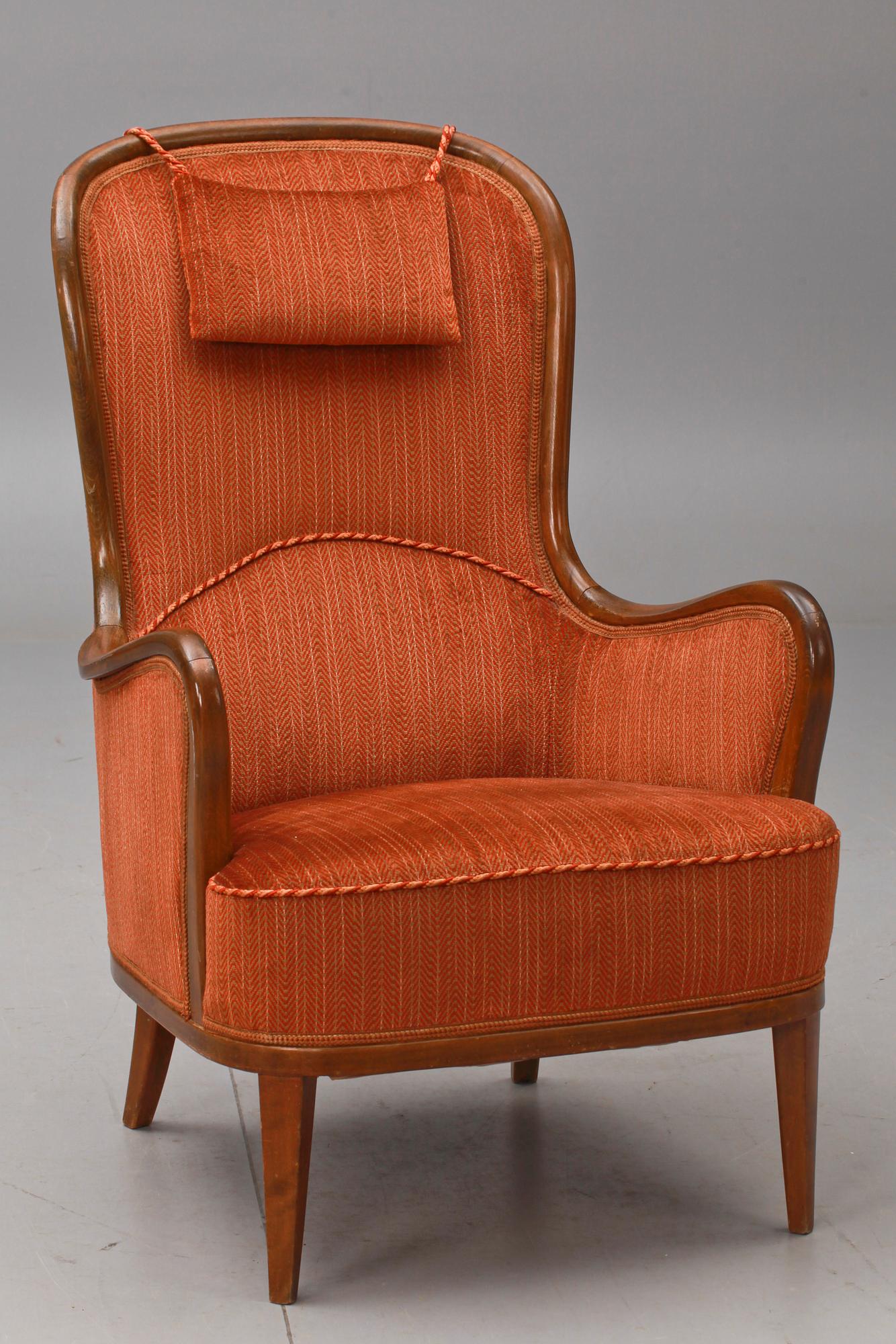 FÅTÖLJ, troligen, Carl Malmsten, 1930/40-tal.