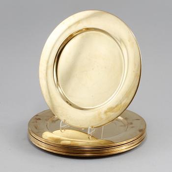 KUVERTTALLRIKAR, 10 st, mässing, Stelton, Danmark, 1900-talets andra hälft.