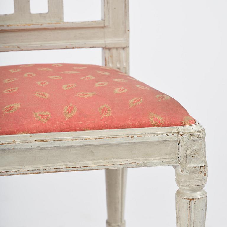 A suite of twelve Gustavian chairs by M. Lundberg the Elder (master 1774-1812).
