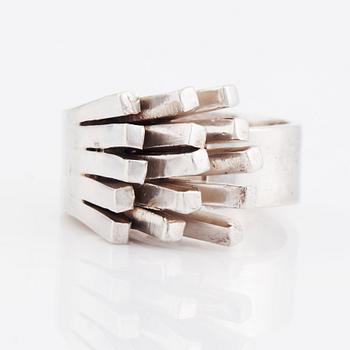 Rey Urban, a sterling silver ring,  Stockholm 1979.