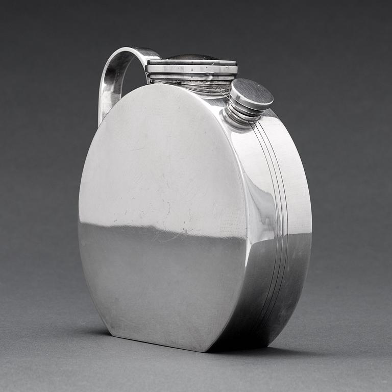 Sylvia Stave, cocktailshaker (barblandare), modell nr 3547, C.G Hallberg, Stockholm 1930-talets mitt.