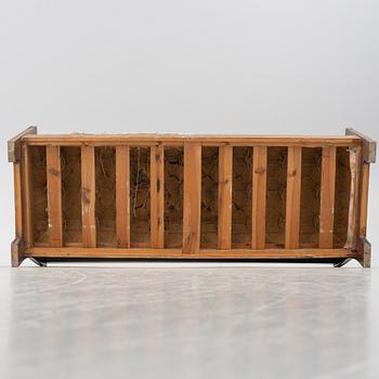 Carl Westman, a stained pine sofa, Sweden ca 1910.