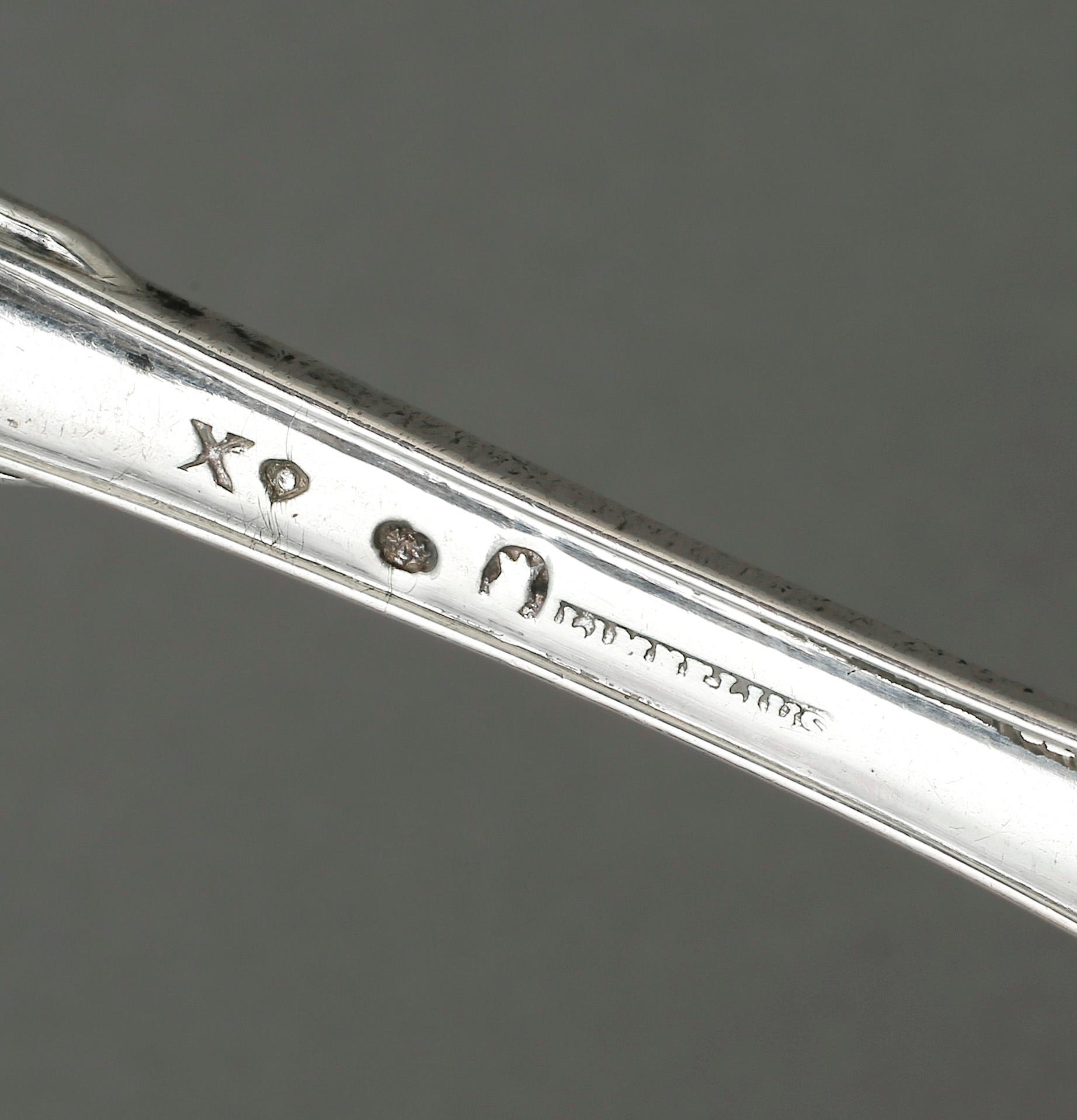 SKEDAR, 2 stycken, silver, Nils Limnelius, Stockholm 1804-1813. Total vikt ca 120 gram.
