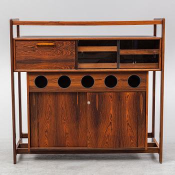 KNUD BENT, a rosewood bar from Dyrlund, Denmark, 1960's/70's.