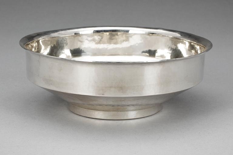 SKÅL, sterlingsilver, Giertta, Stockholm 1971. Vikt ca 280 gram.