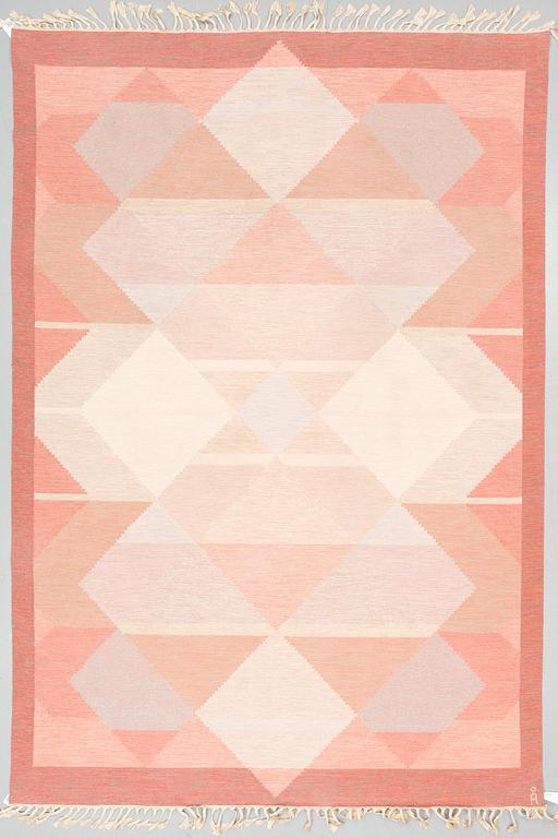 ANNA-JOHANNA ÅNGSTRÖM, A CARPET, flat weave, ca 353,5 x 242,5 cm, signed Å.