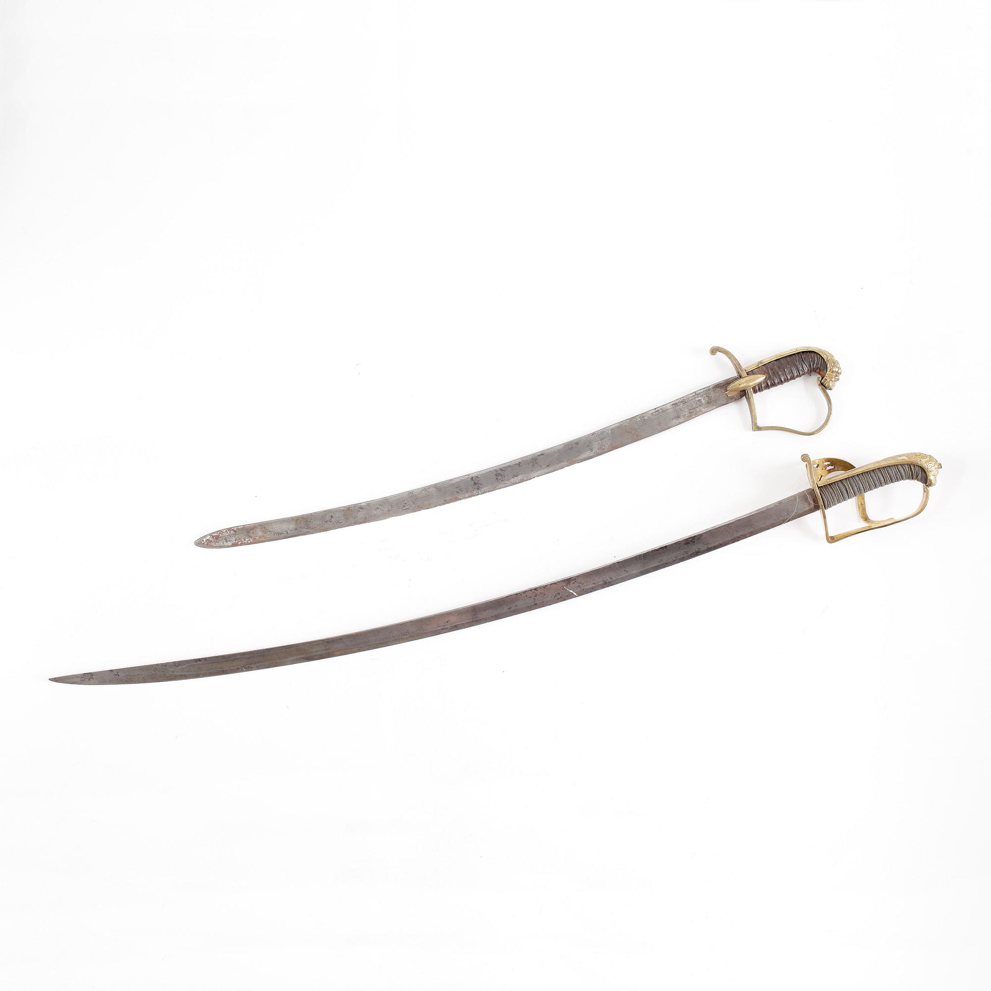 SABEL, 2 st, Sverige, 1800-talets första hälft.