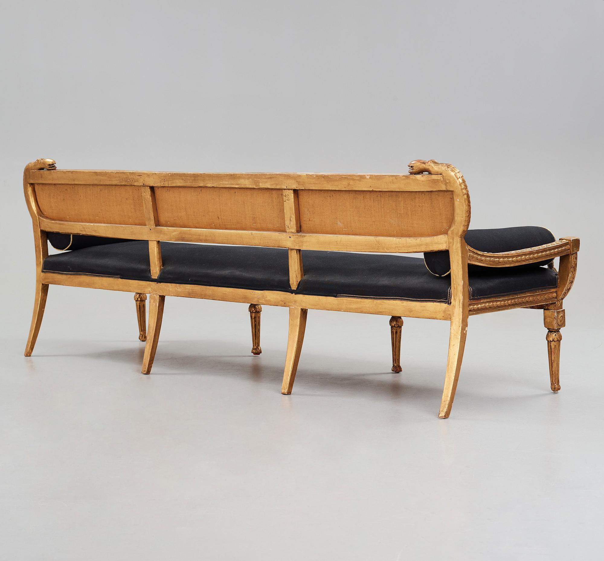SOFFA, tillskriven Johannes Andersson, (1763-1840), Lindome, 1810/20-tal.