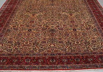 Matta, semiantik Keshan, ca 422 x 321 cm.