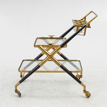 Cesare Lacca, serving cart, Italy 1950s.