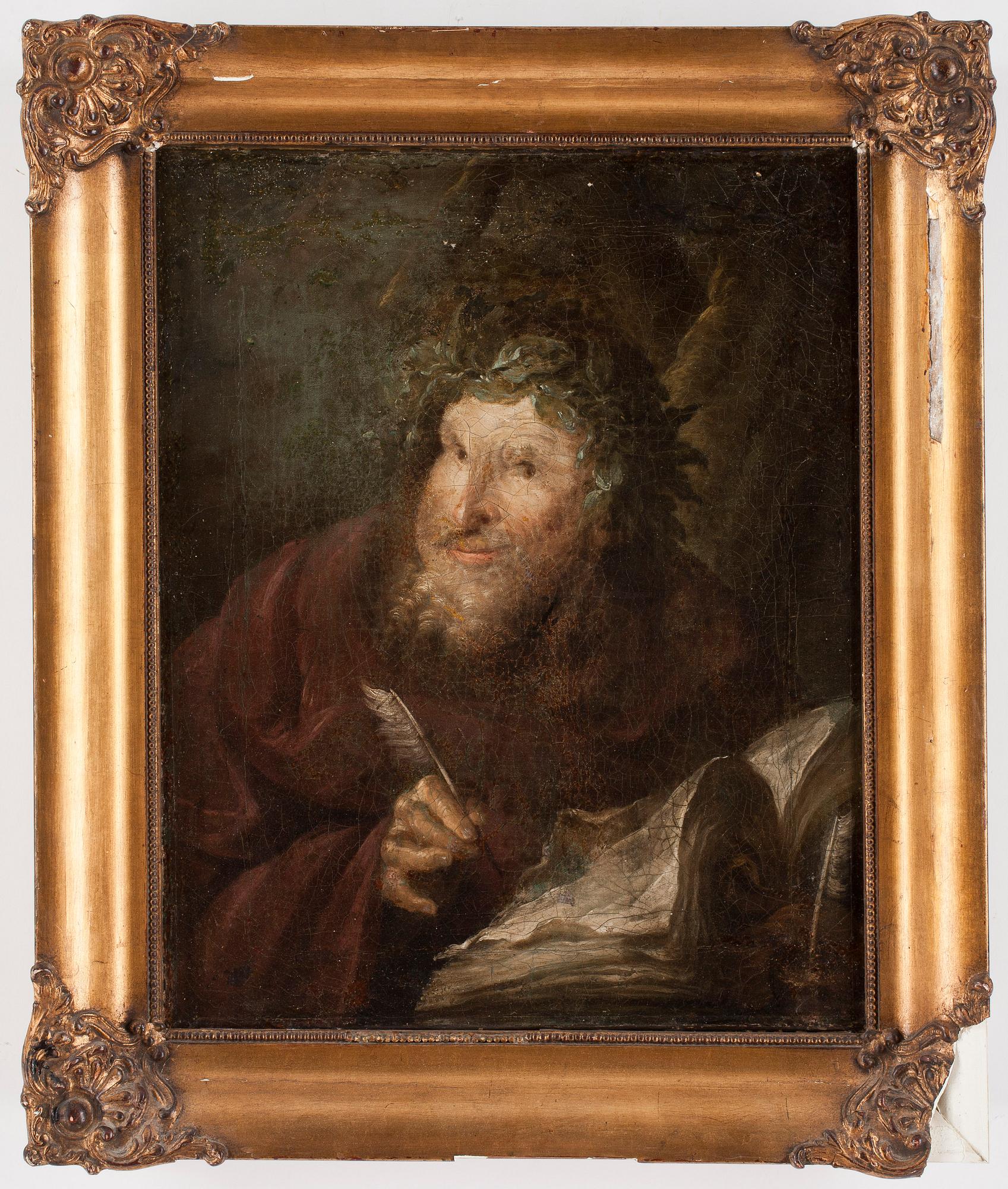 OKÄND KONSTNÄR, olja på duk, 1700-tal.