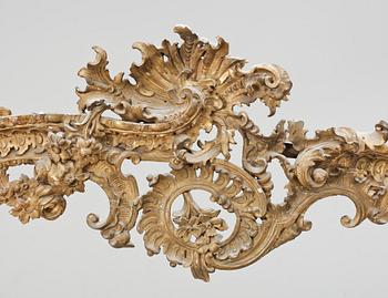 KARTUSCH / DÖRRÖVERSTYCKE, troligen Frankrike 1800-tal.