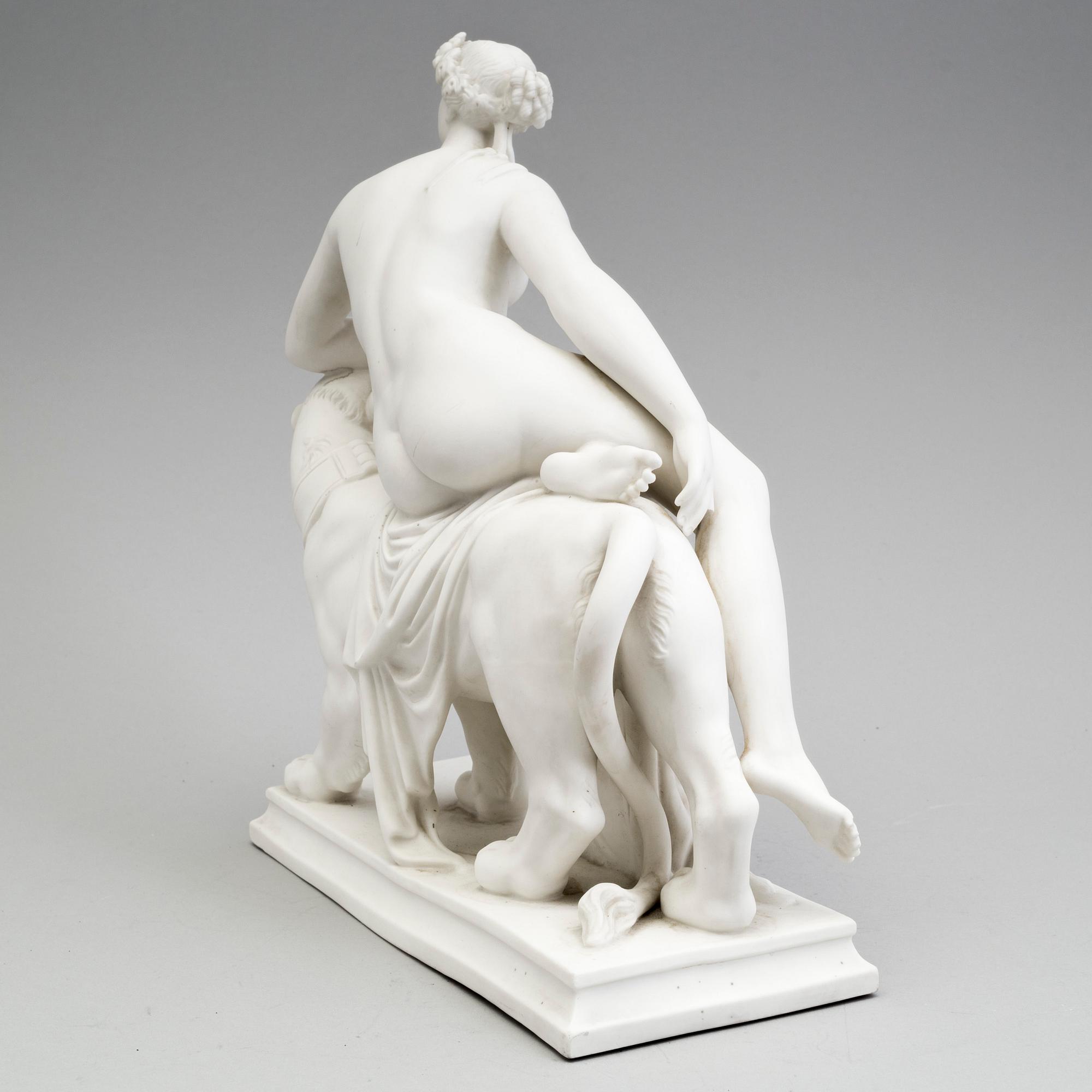 A parian sculpture 'Ariadne' from Gustafsberg, 1890.