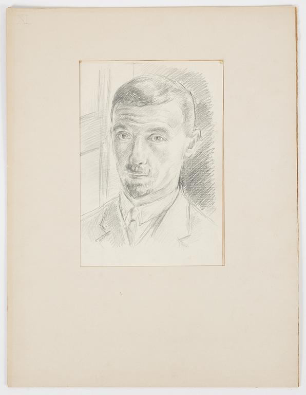 Birger Simonsson, portfolio with 62 drawings. watercolours, pencildrawings.