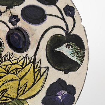 Birger Kaipiainen, Decorative dish, ceramic, signed Kaipiainen.