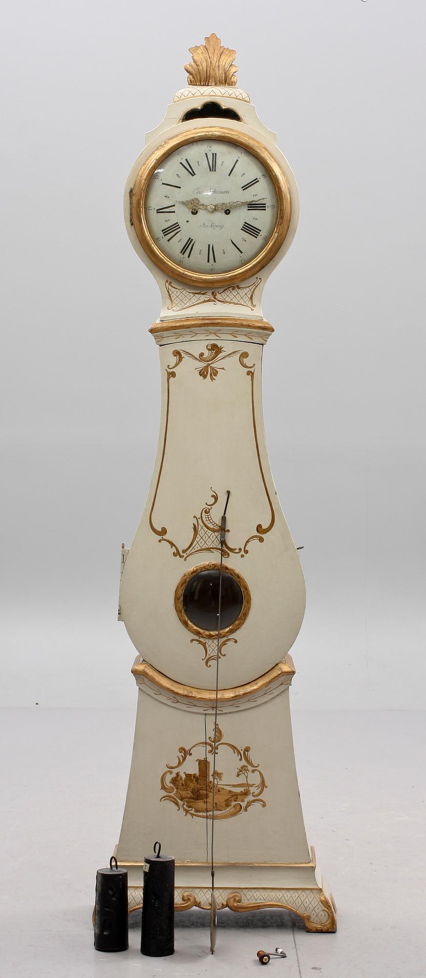 GOLVUR, märkt Eric Nohrman, Norrköping, rokoko, 1700-talets andra hälft.