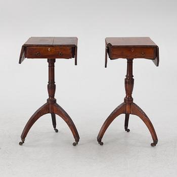 A pair of tables, England, early 19th century.