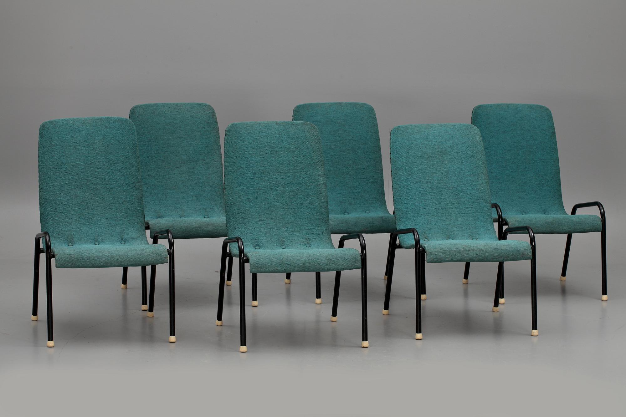 KARMSTOLAR, 6 st, 1900-talets andra hälft.