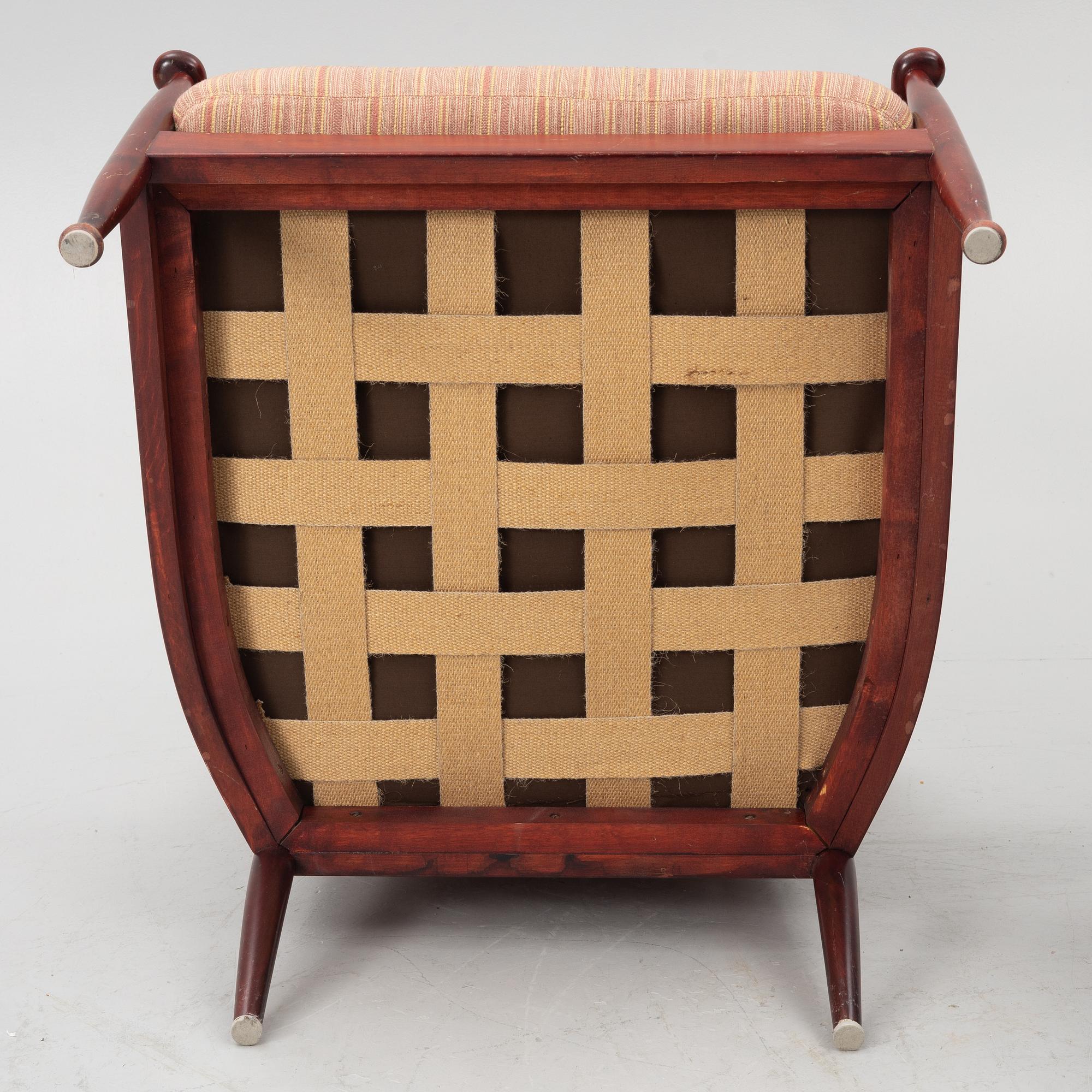 Kerstin Hörlin-Holmquist, Armchairs, a pair, "Skrindan", later part of the 20th century.