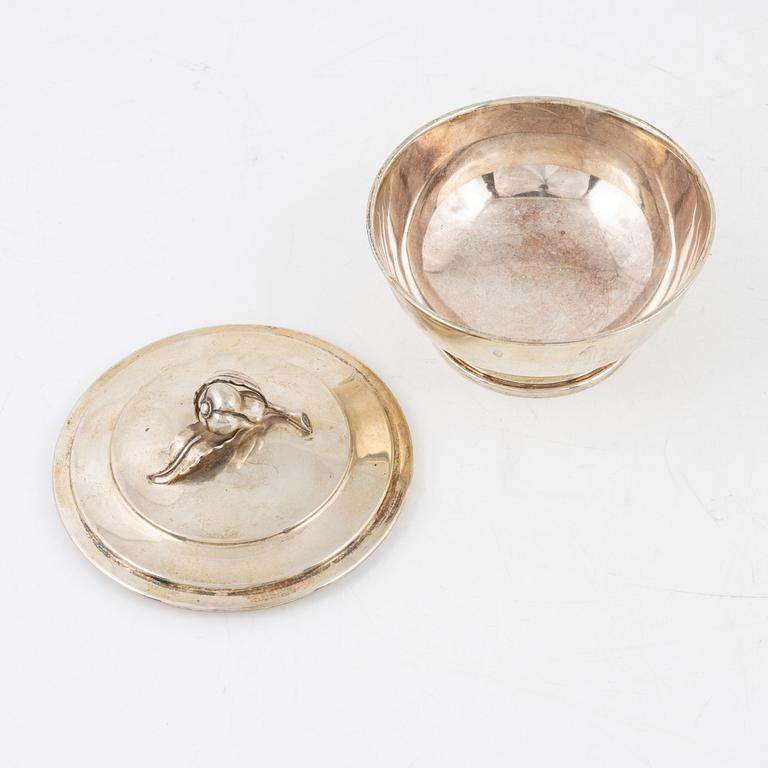 Bonbonjär, silver, OB Sjögren.