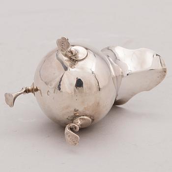 GRÄDDSNÄCKA, silver, London 1744.