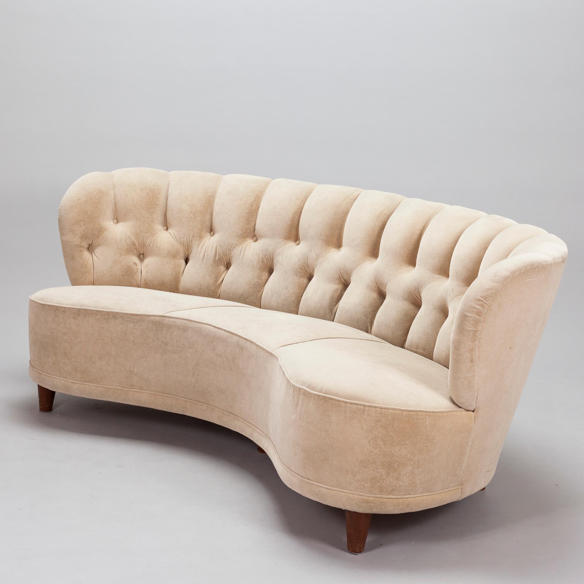 A mid-20th century sofa.