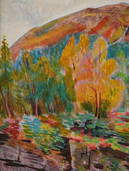 Isaac Grünewald, Autumn Landscape.