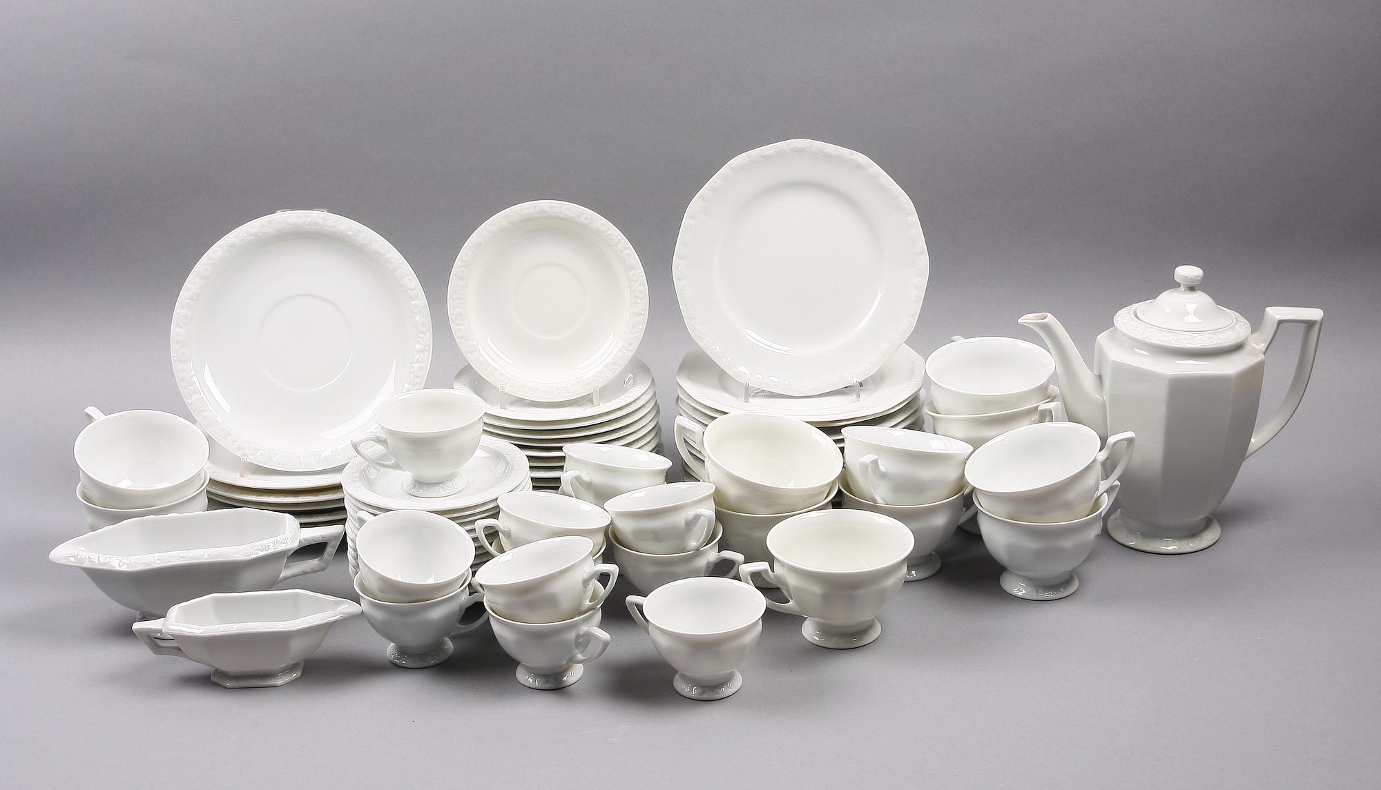 MAT- OCH KAFFESERVIS, 94 delar, porslin, "Maria", Rosenthal.