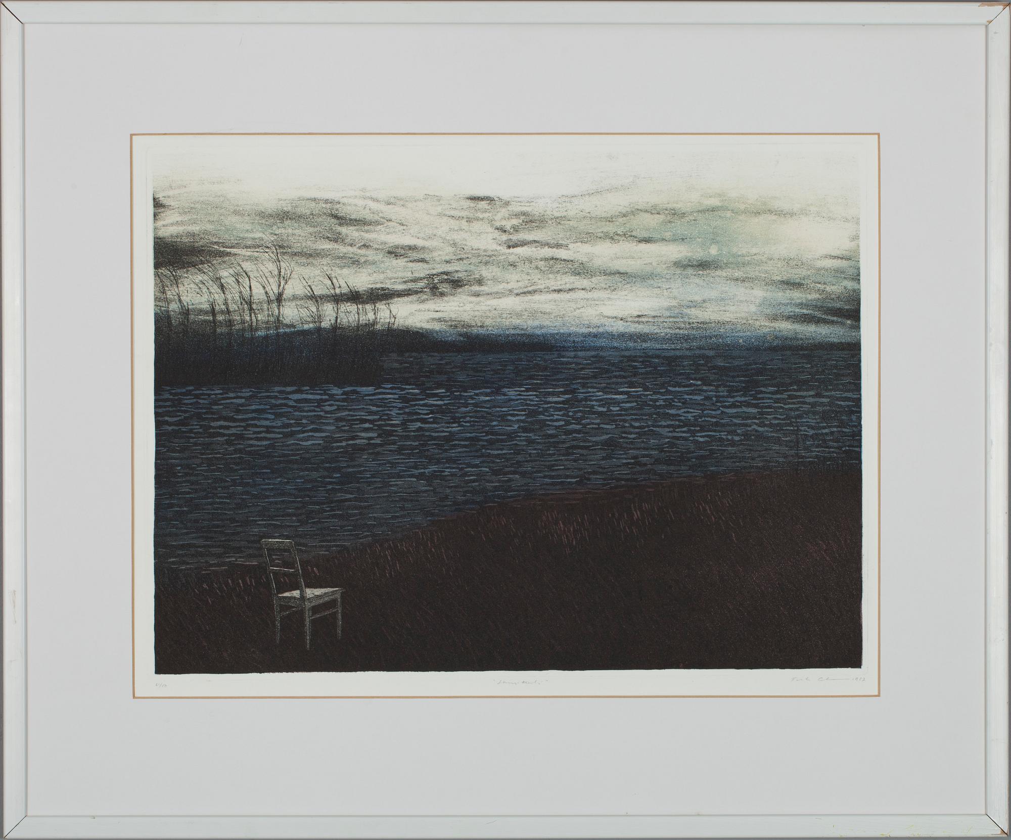 TUULA LEHTINEN, färglitografi, sign. och dat. 1982, nr 21/50.