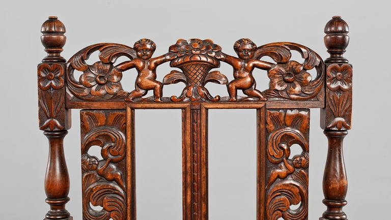 KARMSTOL, barockstil, 1900-talets första hälft.